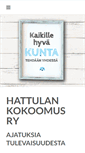 Mobile Screenshot of hattulankokoomus.fi