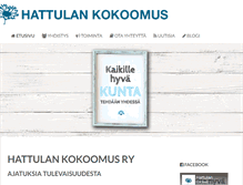 Tablet Screenshot of hattulankokoomus.fi